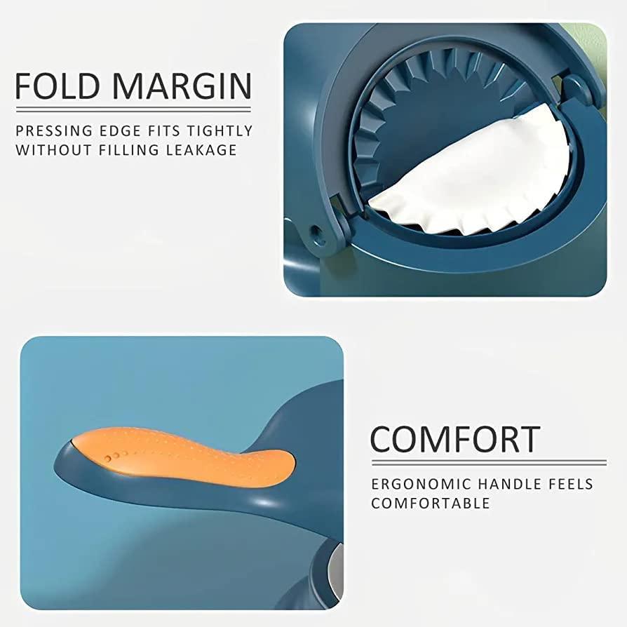 2 in 1 Dumpling Press Mould for Gujiya Ghughra Momos Making Machine (Pack of 1)